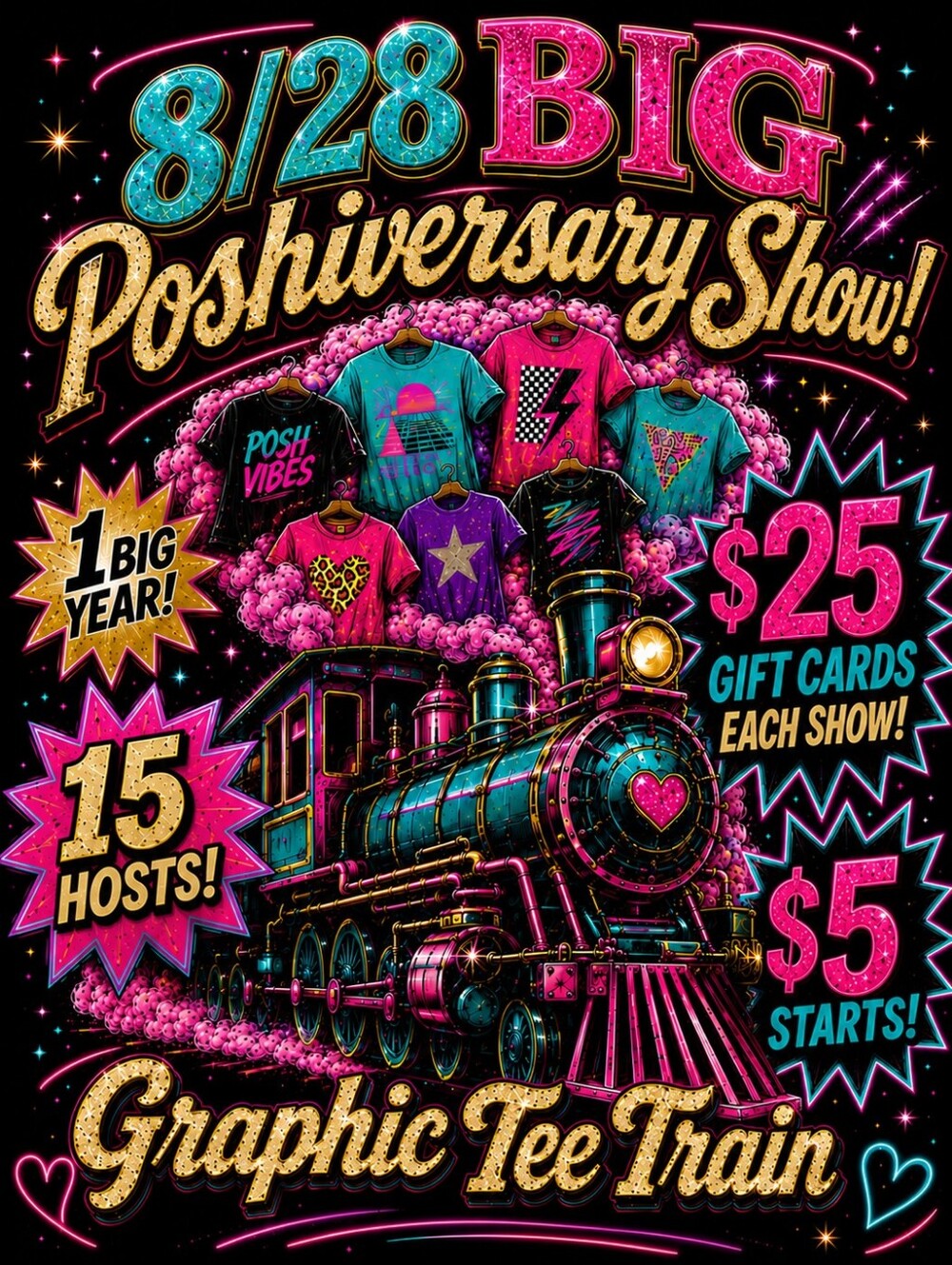 🚨 7/10 @singsnsmiles GRAPHIC TEE TRAIN! - Picture 3 of 12